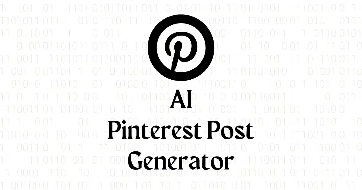 Ücretsiz AI Pinterest Pin Oluşturucu