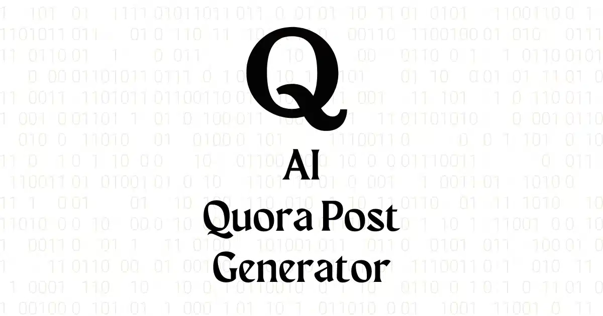 Free AI Quora Post Generator