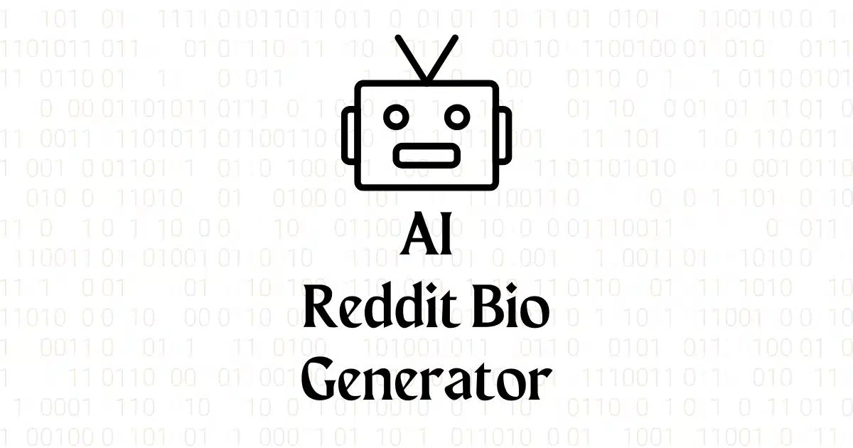 Générateur de bio Reddit AI gratuit