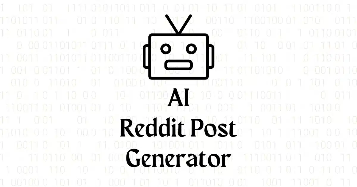 Free AI Reddit Post Generator