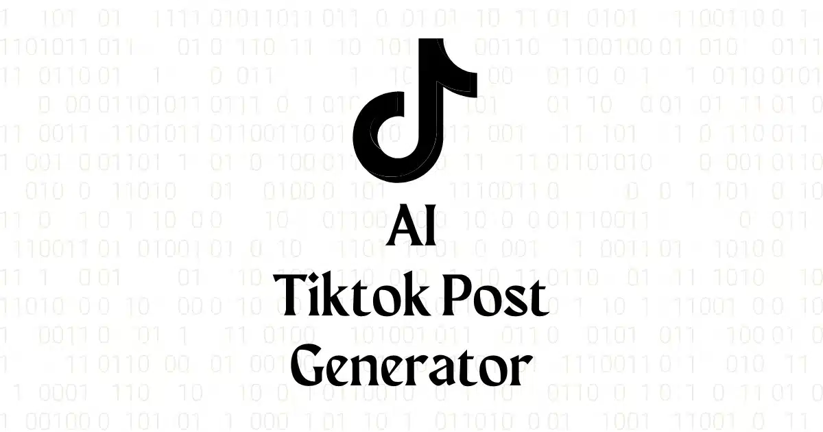 Generador gratuito de AI Tiktok Post